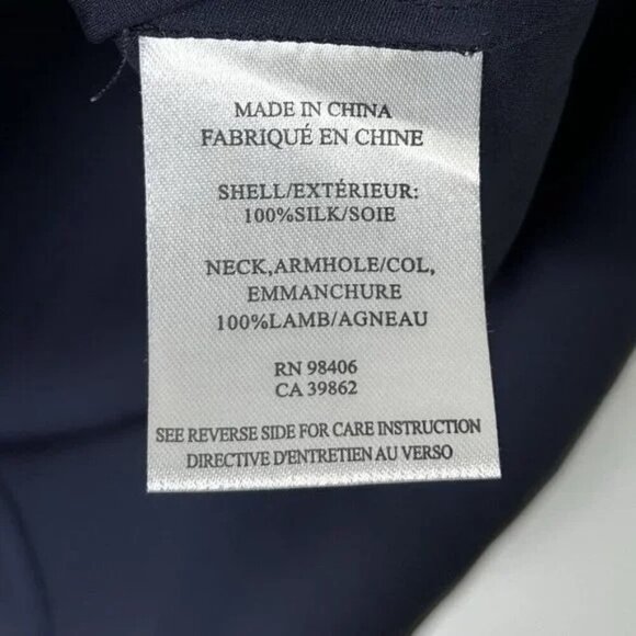 Theory Navy Silk Sleeveless Sheath Dress - Picture 4 of 6